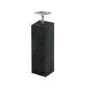 [HK000739] Betonpoer 12x12x45cm, antraciet (incl. draadstang en stelplaat)