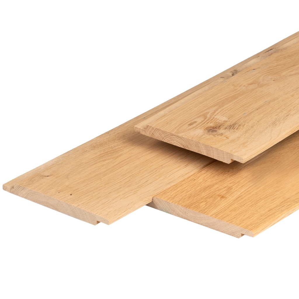 [HK001473] Eiken halfhouts rabat 1,8 x 18,0 gedroogd, geschaafd (250 cm)