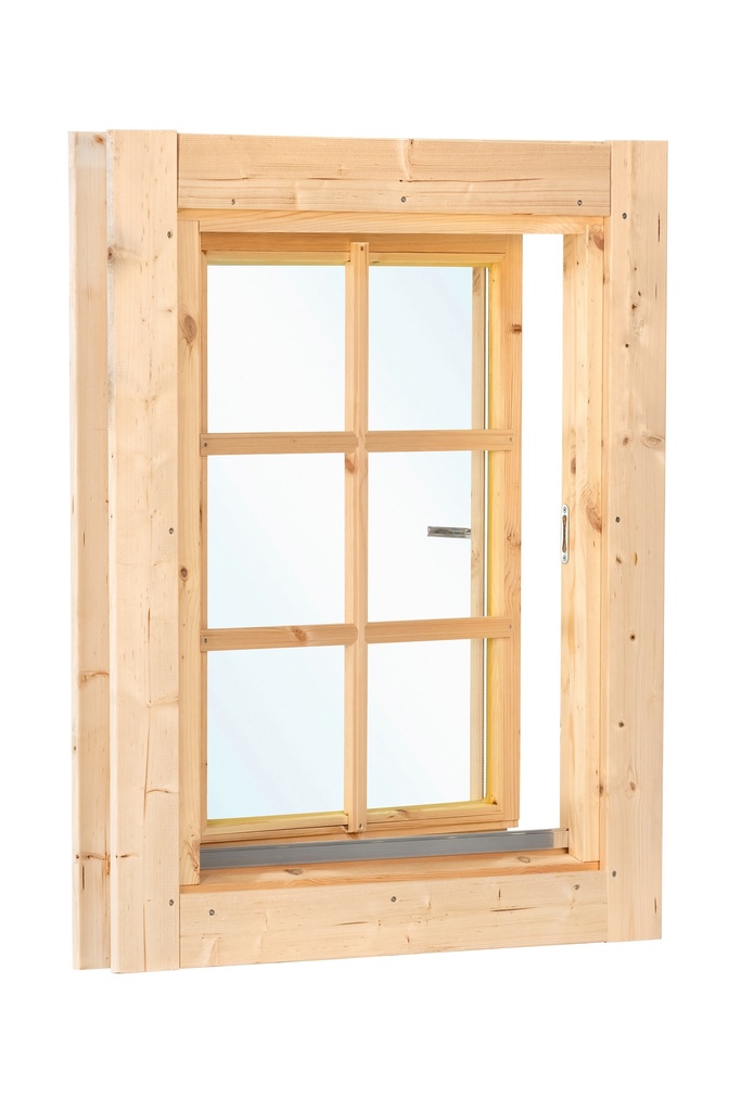 [HK001663] Draai- /kiepraam enkel L4 vuren 84 x 105,1 cm