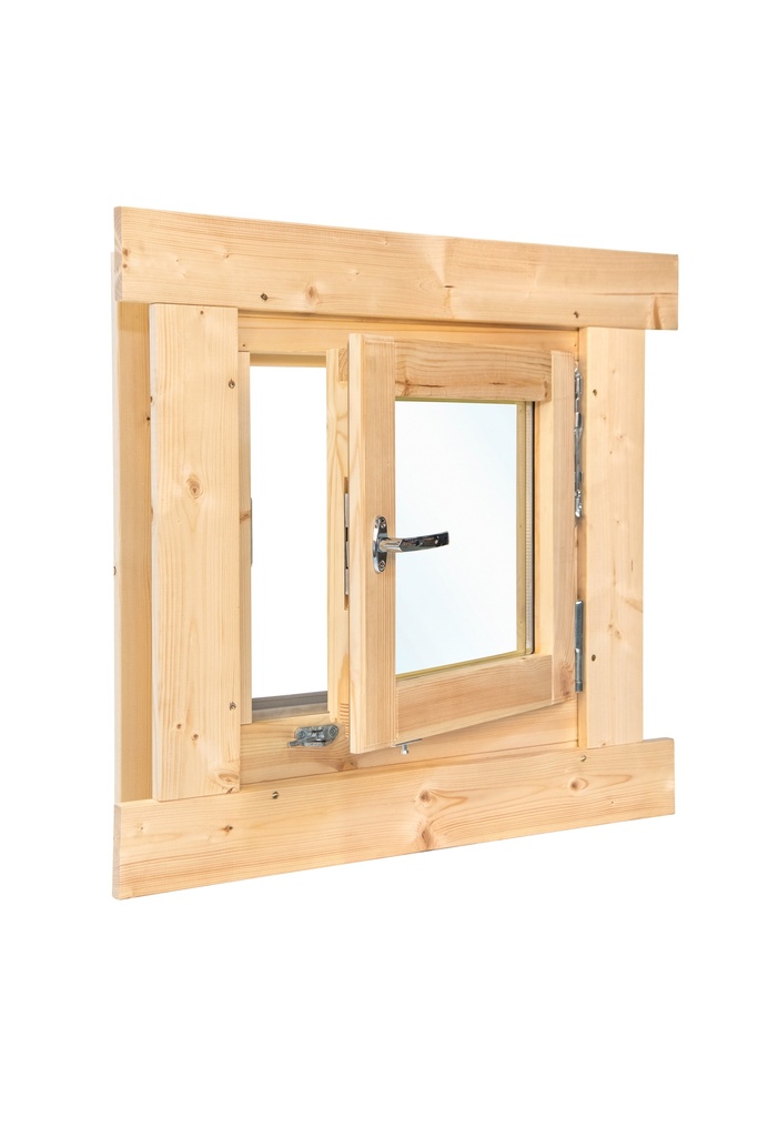 Draai- /kiepraam enkel L5.1 vuren 62,5 x 62,5 cm