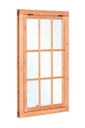 Red Class Wood uitzetraam, 9-ruits Uitzetraam B1000 x H1554 mm buitenmaat