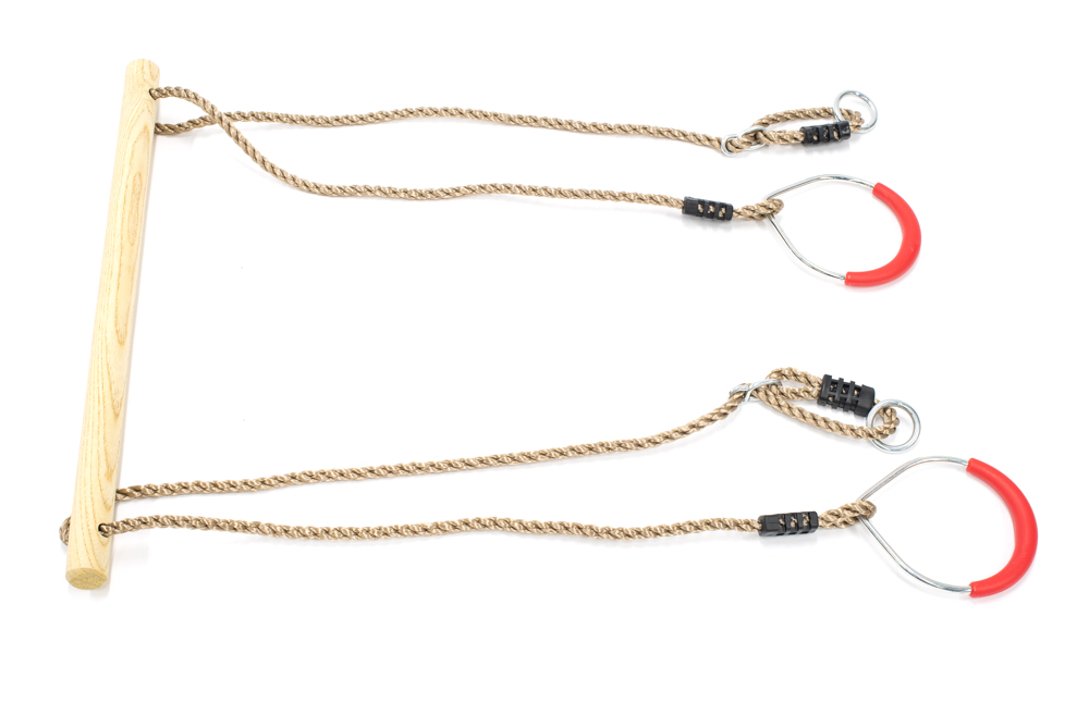 [HK001771] Speelgarnituur Ring met trapeze, touwlengte 200 cm