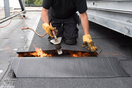 [HK000669] Gemineraliseerde APP-bitumen 470 5,0x1m¹, Black Mineral standard (per rol)